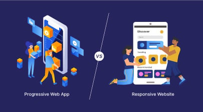 Progressive web app vs responsive website